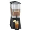 TableCraft 353DP 3 Gallon Single Black Slimline Beverage Dispenser