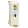 TableCraft 356DP 3 Gallon Single Almond Slimline Beverage Dispenser