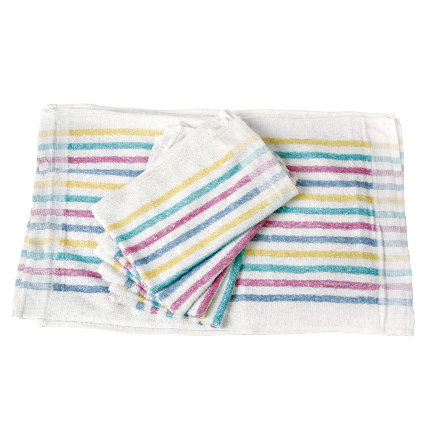 Chef Revival® 705MSK Multi-Stripe Terry Cloth Towel - Dozen 1 Chef Revival® 705MSK Multi-Stripe Terry Cloth Towel - Dozen