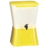 TableCraft 955 Yellow & White 3 Gallon Plastic Beverage Dispenser -CARLISLE Shop 122305