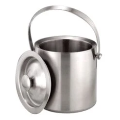 World® Tableware IB-100 S/S 2 Quart Ice Bucket With Dome Cover