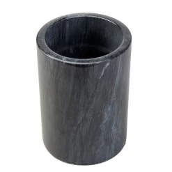 American Metalcraft MWC59BLACK Black Marble 7" Bottle Cooler