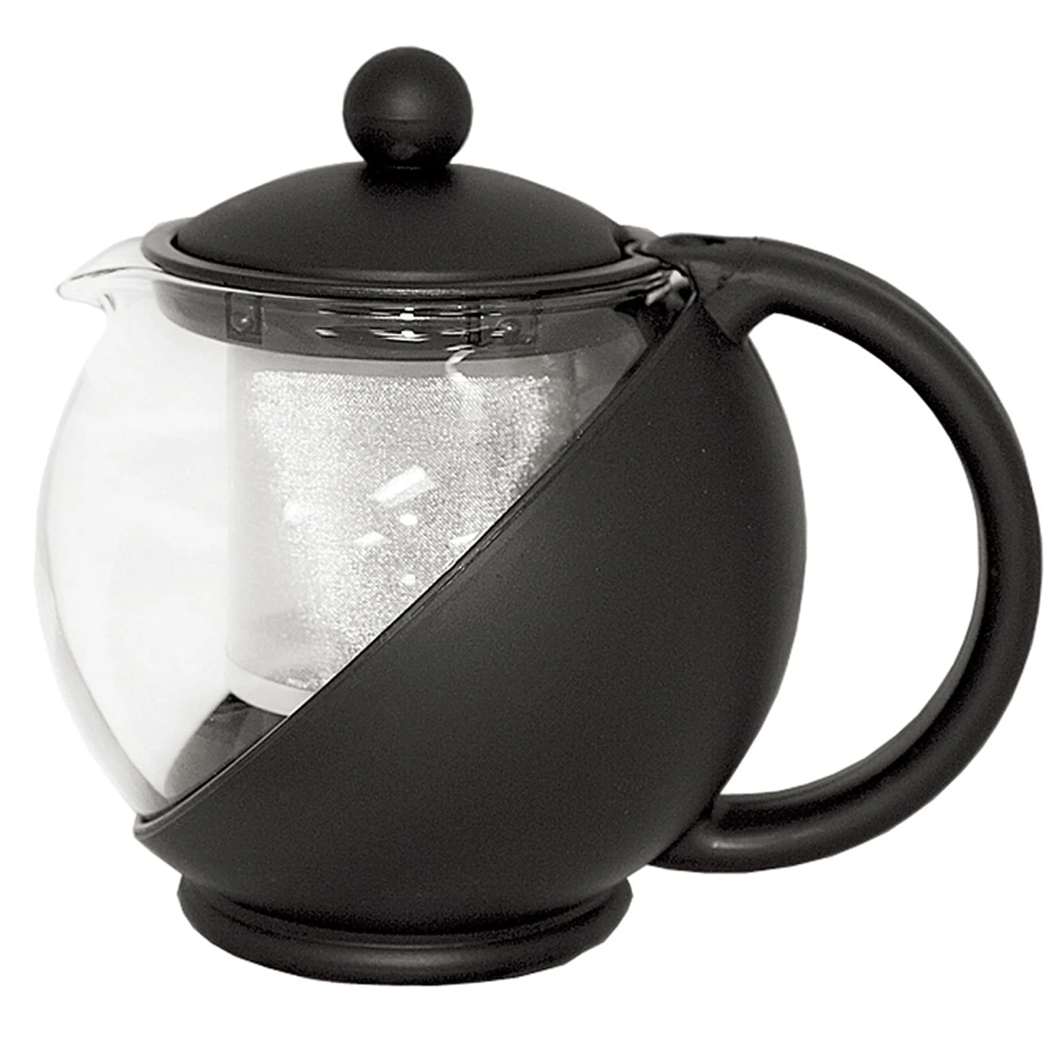 Service Ideas TB600CC Glass Lined Tea Ball With Removable Basket 1 Service Ideas TB600CC Glass Lined Tea Ball With Removable Basket