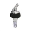 Darling Food Service Clear / Black Collar Liquor Pourer - Dozen -CARLISLE Shop 210320