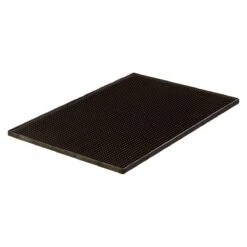 Carlisle 1060103 Black 12" X 18" Service Area Mat