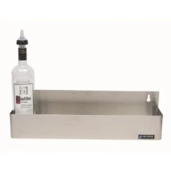 CARLISLE San Jamar® B5522 Stainless Steel 5-Bottle Single Rail Speed Rail
