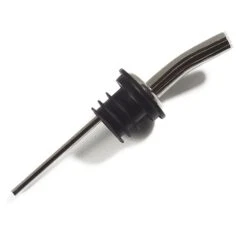 Carlisle WPM2538 Chrome Tapered Liquor Pourer With Screen - 12 / CS