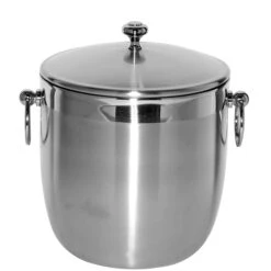 Service Ideas IB3BS S/S 3 Liter Round Ice Bucket