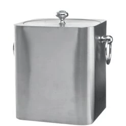 Service Ideas IBSQ3BS S/S 3 Liter Square Ice Bucket