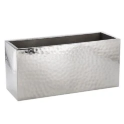 American Metalcraft DWWC4 Hammered S/S Double Wall 4-Bottle Chiller