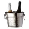 American Metalcraft O2BWB Oval 2-Bottle Hammered S/S Wine Bucket -CARLISLE Shop 6015667