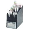 Cal-Mil 2046 Black Cup And Lid Organizer -CARLISLE Shop 6017787