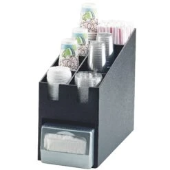Cal-Mil 2046 Black Cup And Lid Organizer