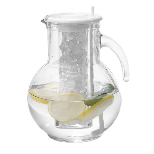 Libbey Gourmet Display® JC100 Small .5 Gallon Glass Pitcher With Ice Core 1 Libbey Gourmet Display® JC100 Small .5 Gallon Glass Pitcher With Ice Core