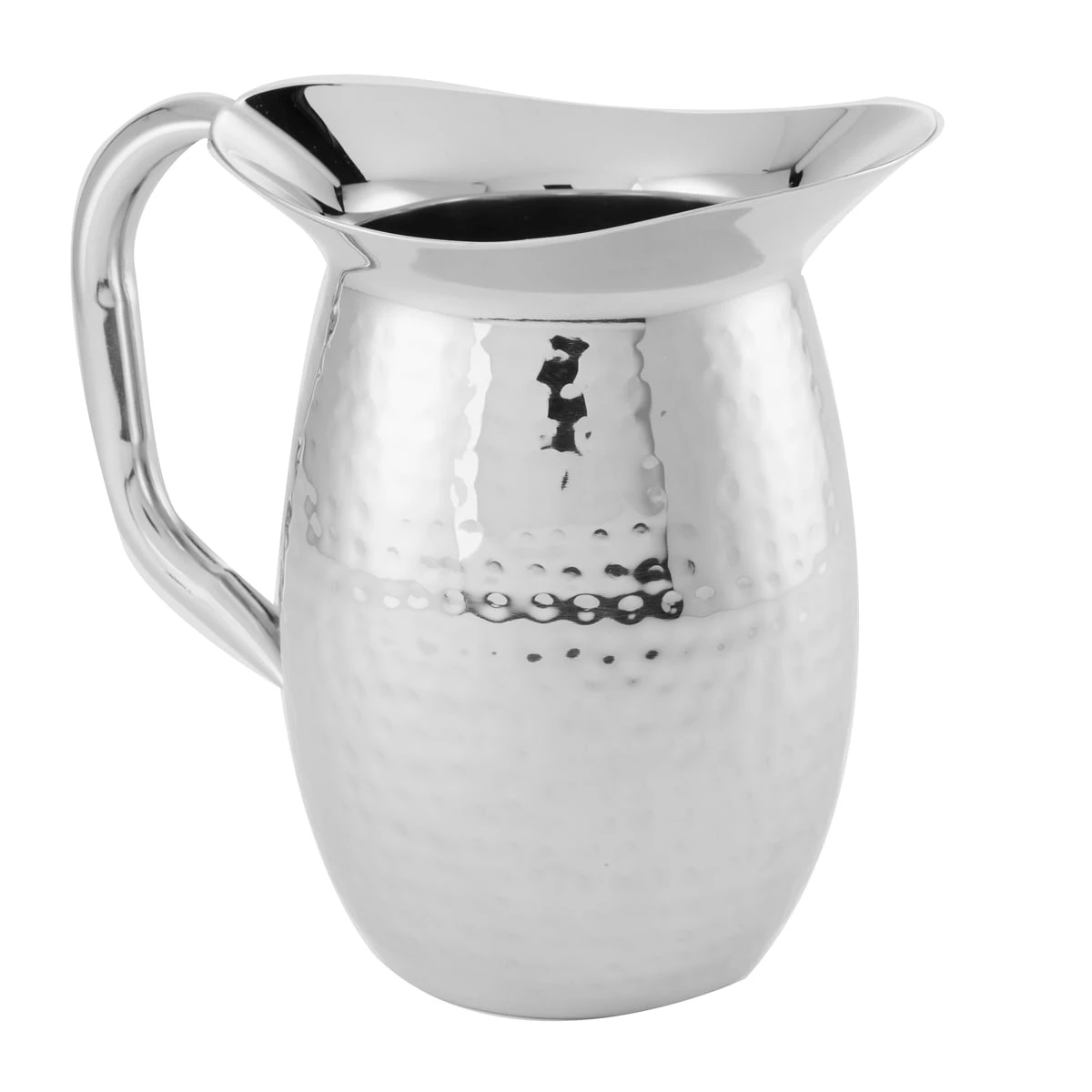 American Metalcraft HMWP44 Hammered S/S 44 Oz. Bell Shaped Pitcher 1 American Metalcraft HMWP44 Hammered S/S 44 Oz. Bell Shaped Pitcher