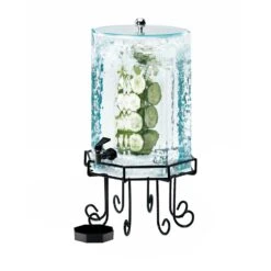 Cal-Mil 932-2INF Glacier 2 Gallon Faux Glass Infusion Dispenser