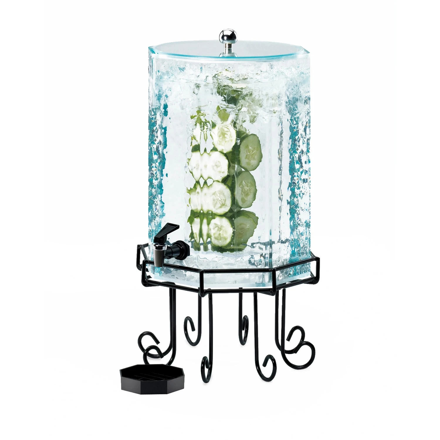 Cal-Mil 932-2INF Glacier 2 Gallon Faux Glass Infusion Dispenser 1 Cal-Mil 932-2INF Glacier 2 Gallon Faux Glass Infusion Dispenser