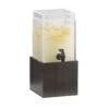 Cal-Mil 1527-1-96 1.5 Gal Squared Midnight Acrylic Beverage Dispenser -CARLISLE Shop 6022296