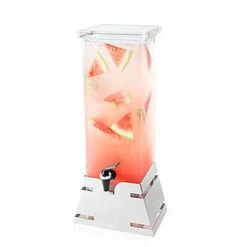 Rosseto® LD143 S/S Pyramid Base 2 Gallon Beverage Dispenser