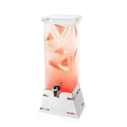 Rosseto® LD141 S/S Pyramid Base 1 Gallon Beverage Dispenser 1 Rosseto® LD141 S/S Pyramid Base 1 Gallon Beverage Dispenser