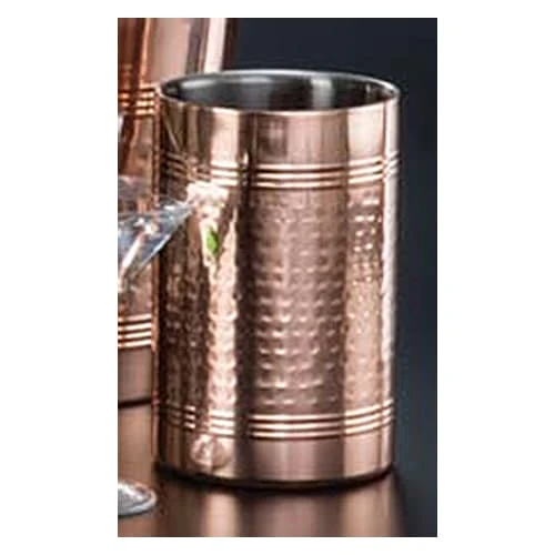 American Metalcraft SW4C Hammered 4.75" Copper Plated Cooler 1 American Metalcraft SW4C Hammered 4.75" Copper Plated Cooler