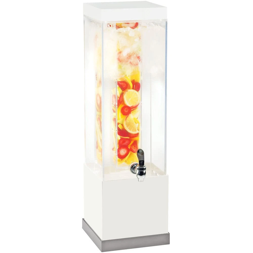 Cal-Mil 3002-3INF-55 Luxe Stainless Steel 3 Gallon Beverage Dispenser 1 Cal-Mil 3002-3INF-55 Luxe Stainless Steel 3 Gallon Beverage Dispenser