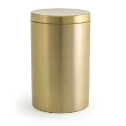 FOH RJR024GOS23 Matte Brass Stainless Jar With Lid - 12 / CS