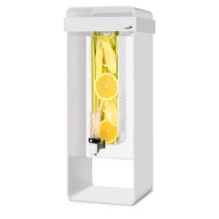 Rosseto LD150 White 3 Gallon Infusion Beverage Dispenser