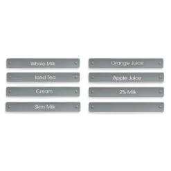 FOH ACF010GYT88 Beverage Labels For Carafe - 8 / PK