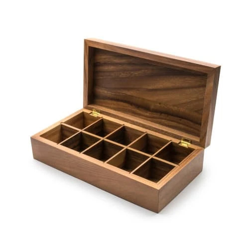 Ironwood Gourmet 28142 Acacia Wood 14.75" X 7.75" Tea Box 1 Ironwood Gourmet 28142 Acacia Wood 14.75" X 7.75" Tea Box