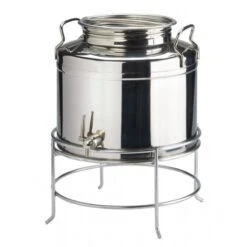 Cal-Mil 3497-3-55 S/S 14 X 14 X 18" Beverage Dispenser W/ Stand