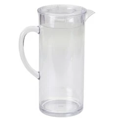 TableCraft PP321 Clear 1/2 Gallon Plastic Pitcher With Lid