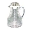 Service Ideas MWP33RB Clear 3.3 Liter Bell Shape Plastic Pitcher -CARLISLE Shop 6070579