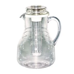 Service Ideas MWP33RB Clear 3.3 Liter Bell Shape Plastic Pitcher