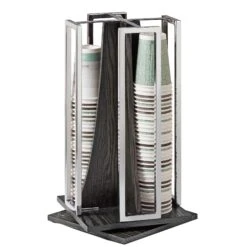 Cal-Mil 3803-87 Cinderwood 4-Compartment Cup / Lid Organizer