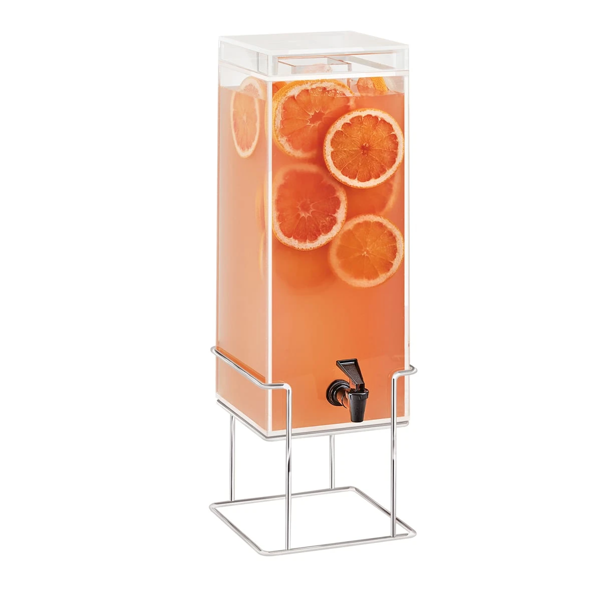 Cal-Mil 22002-3-46 Square 3 Gal. Beverage Dispenser 1 Cal-Mil 22002-3-46 Square 3 Gal. Beverage Dispenser