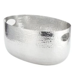 American Metalcraft ATHS10 Hammered Aluminum 10 Quart Beverage Tub