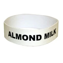 Service Ideas FBALMONDMILK Almond Milk Label For 4" Carafe - 6 / PK