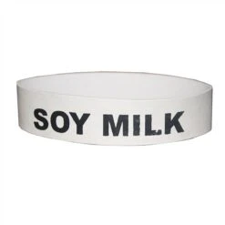 Service Ideas FBSOYMILK Soy Milk Label For 4" Carafe - 6 / PK