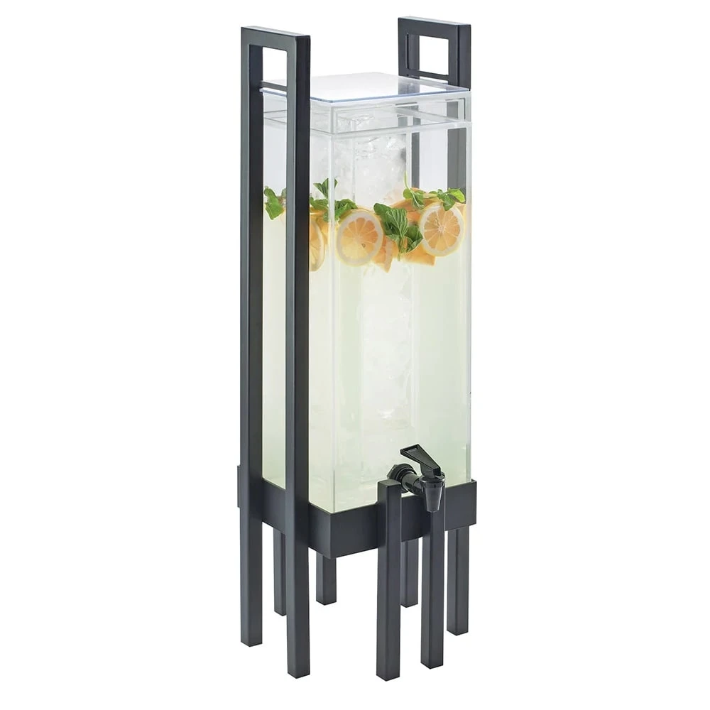 Cal-Mil 3302-3INF-13 Black Infusion 3 Gallon Beverage Dispenser 1 Cal-Mil 3302-3INF-13 Black Infusion 3 Gallon Beverage Dispenser