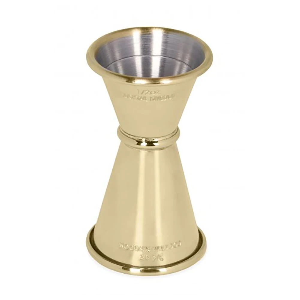 Cocktail Kingdom JIG-JAP1234G Gold Plated S/S .5 Ounce / .75 Ounce Jigger 1 Cocktail Kingdom JIG-JAP1234G Gold Plated S/S .5 Ounce / .75 Ounce Jigger