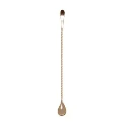 Cocktail Kingdom BSP-HOF33G Gold Plated S/S Twisted Stem 13-1/8" Bar Spoon
