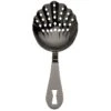 Mercer Culinary M37029BK Gun Metal Black 7" Julep Strainer