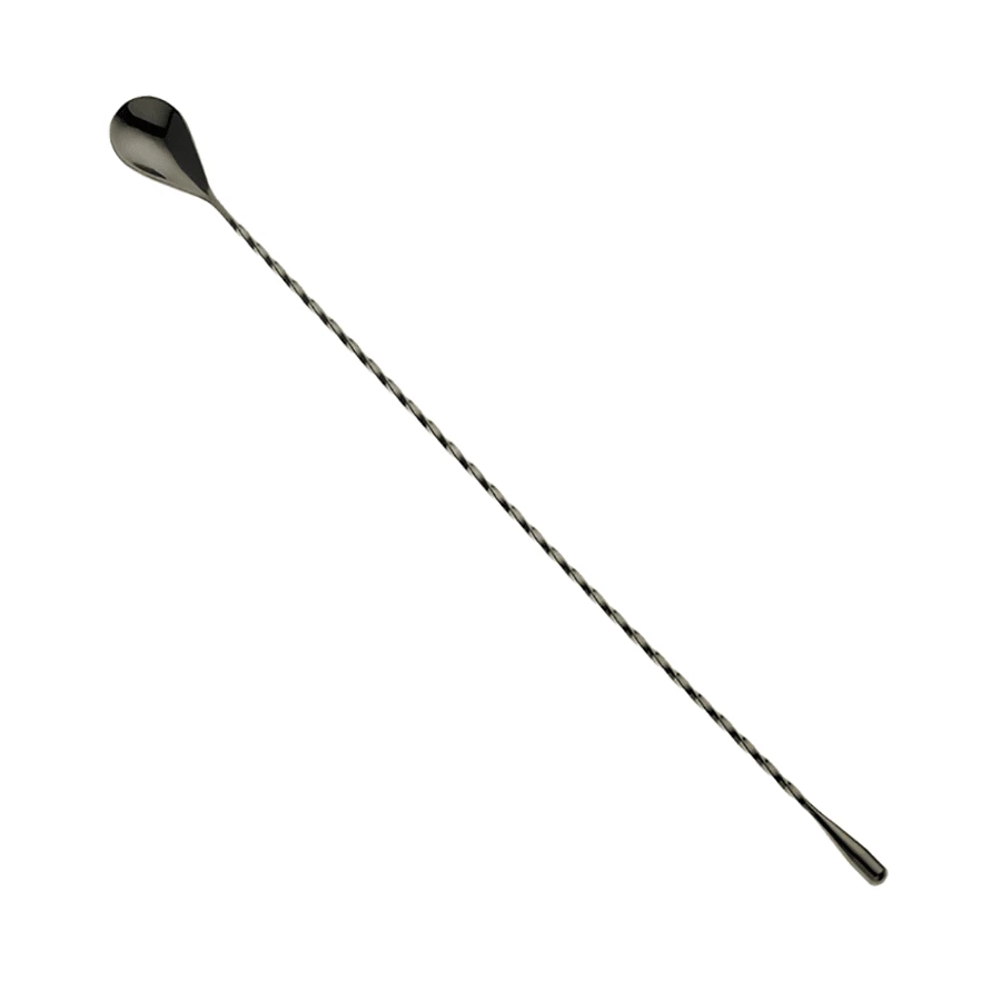 Mercer Culinary M37013BK Gun Metal Black 15-3/4" Bar Spoon 1 Mercer Culinary M37013BK Gun Metal Black 15-3/4" Bar Spoon
