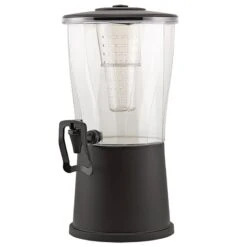 Service Ideas CBDRP3BLHF Trans/Black Hands-Free Round 3 Gal. Dispenser