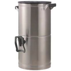 Service Ideas ITS5GPLHF S/S Hands-Free Round 5 Gallon Tea Urn