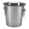Steelite GW26203 S/S 8"D X 7.63"H Wine Bucket W/ Ring Handles - 3 / CS -CARLISLE Shop 6097234