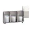 Diversified Metal CTLD-15A 3 Section Organizer With Straw Holder