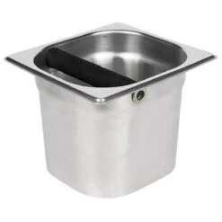 Winco SCD-5 S/S 7" X 6"5-7/8" Coffee Knock Box