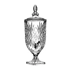 Hospitality Glass HGS25770-002 Glass 1 Gal Beverage Dispenser - 2 / CS